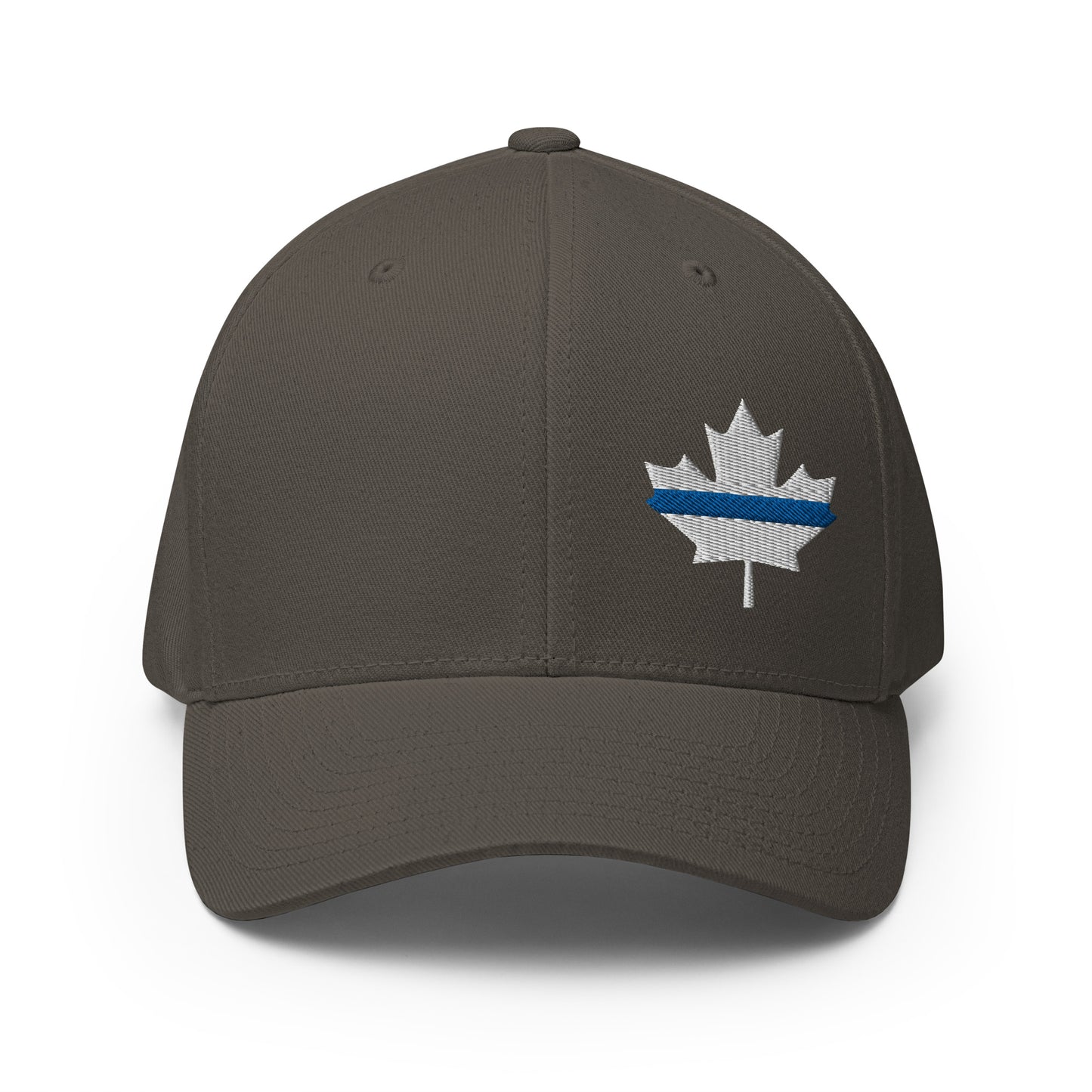 Thin Blue Line Maple Leaf Flexfit Hat