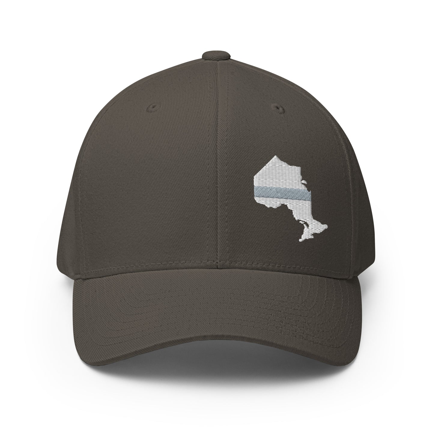 Ontario (ON) Thin Grey Line Flexfit Ball Cap