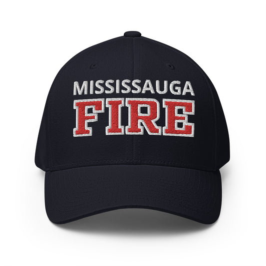 Custom Text Canadian Fire Department Flexfit Ballcap