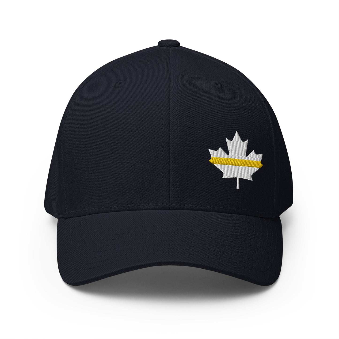 Thin Gold Line Maple Leaf Flexfit Hat