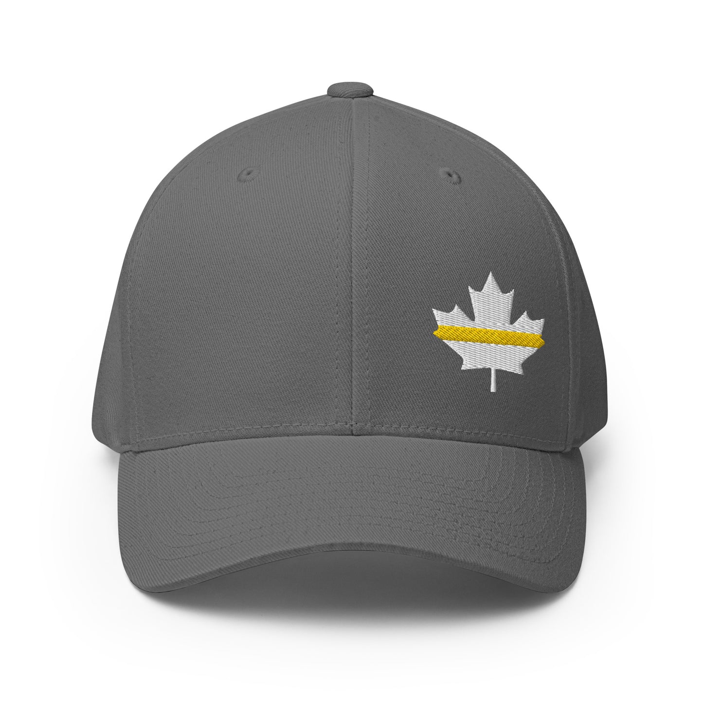 Thin Gold Line Maple Leaf Flexfit Hat