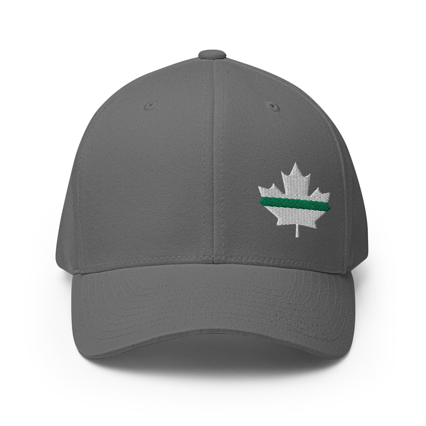 Thin Green Line Maple Leaf Flexfit Hat