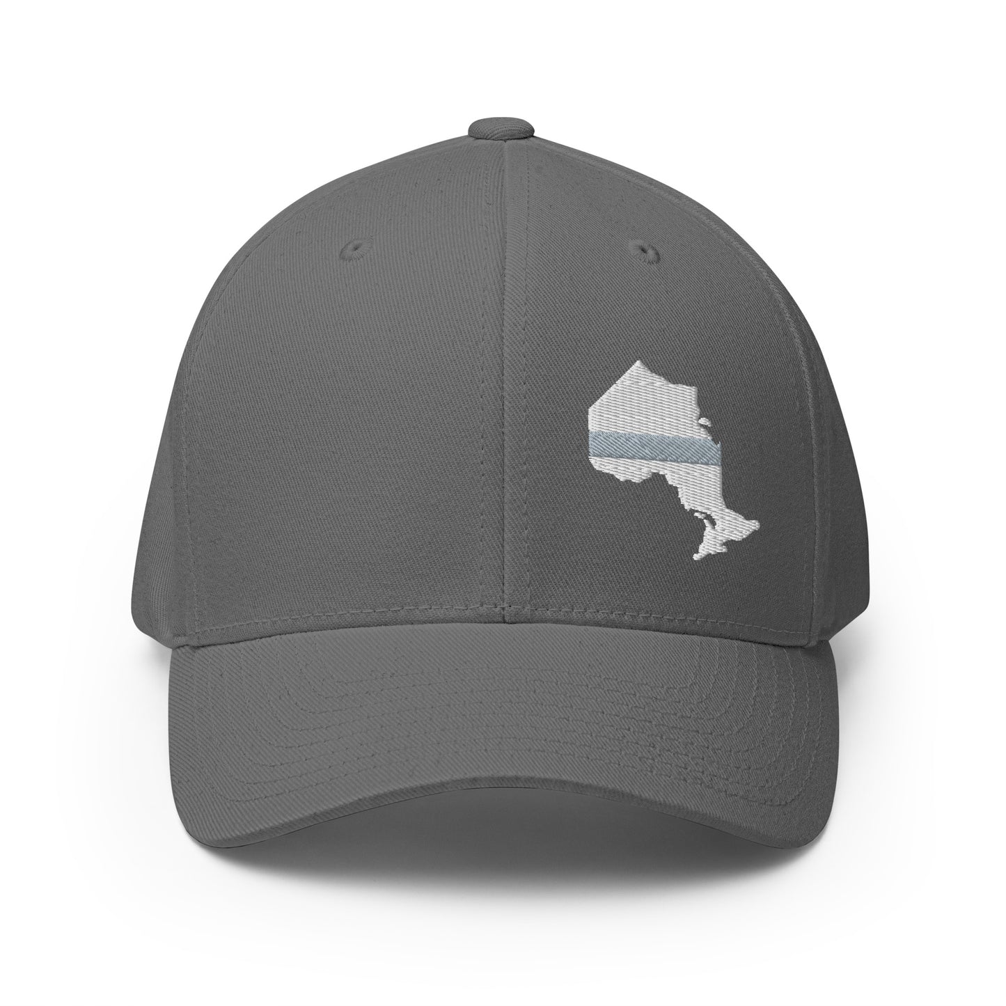 Ontario (ON) Thin Grey Line Flexfit Ball Cap