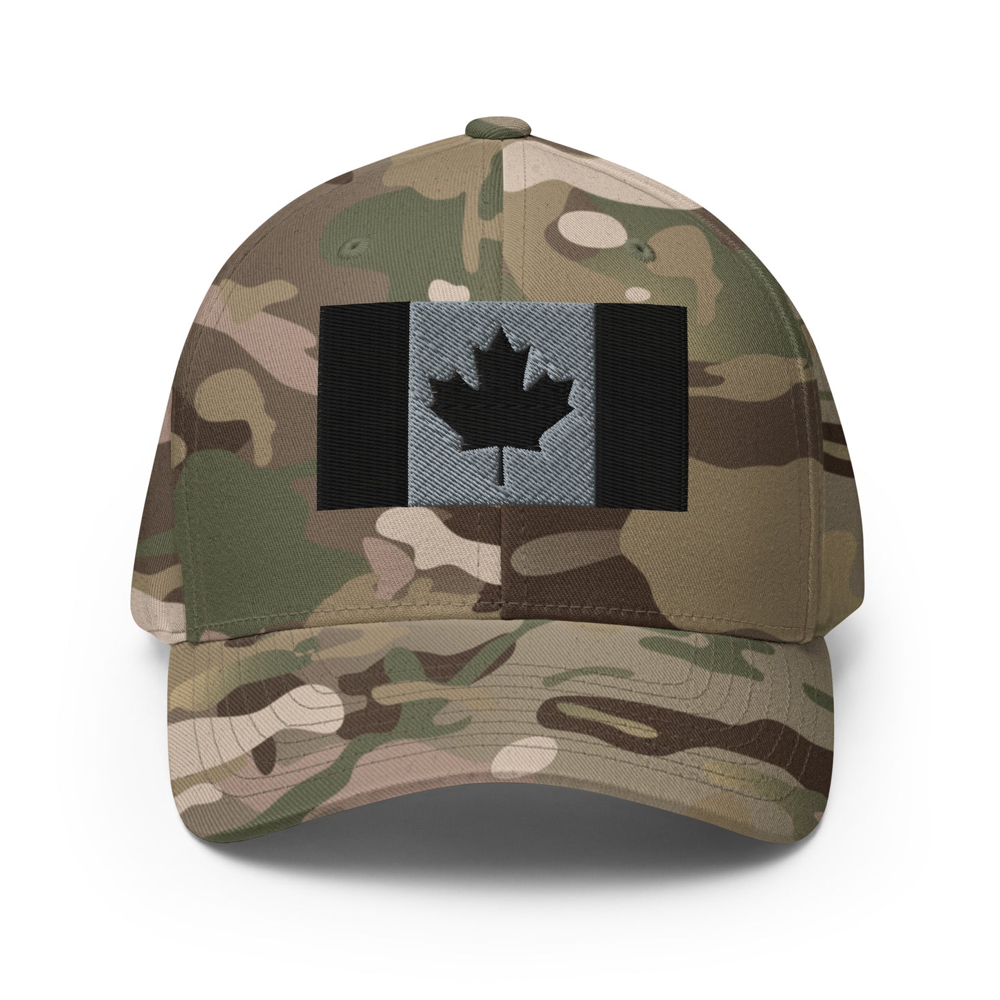 Subdued Canadian Flag Flexfit Hat