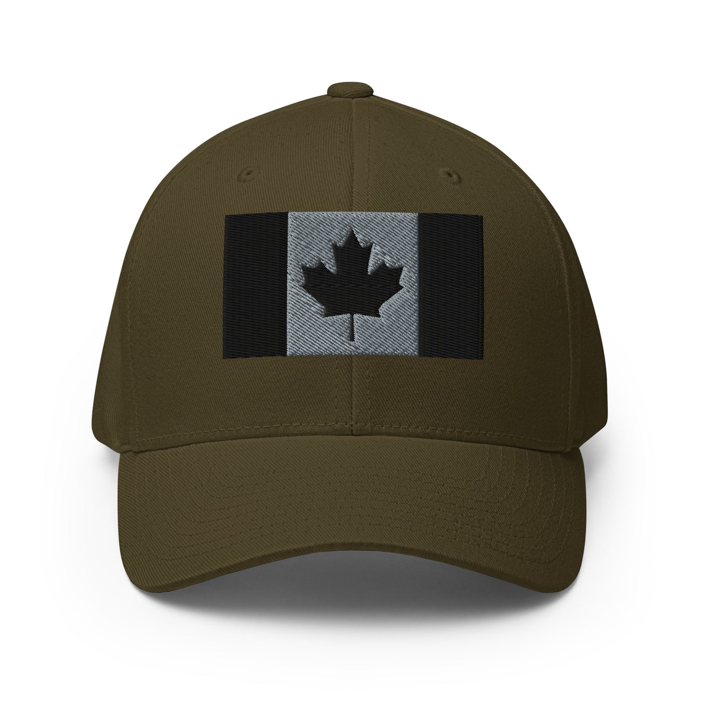 Subdued Canadian Flag Flexfit Hat