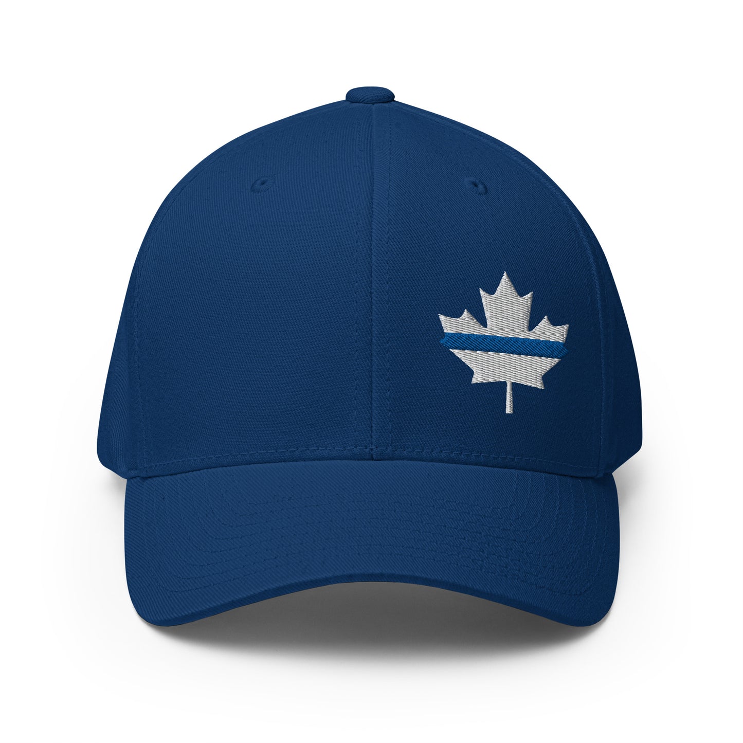 Thin Blue Line Maple Leaf Flexfit Hat