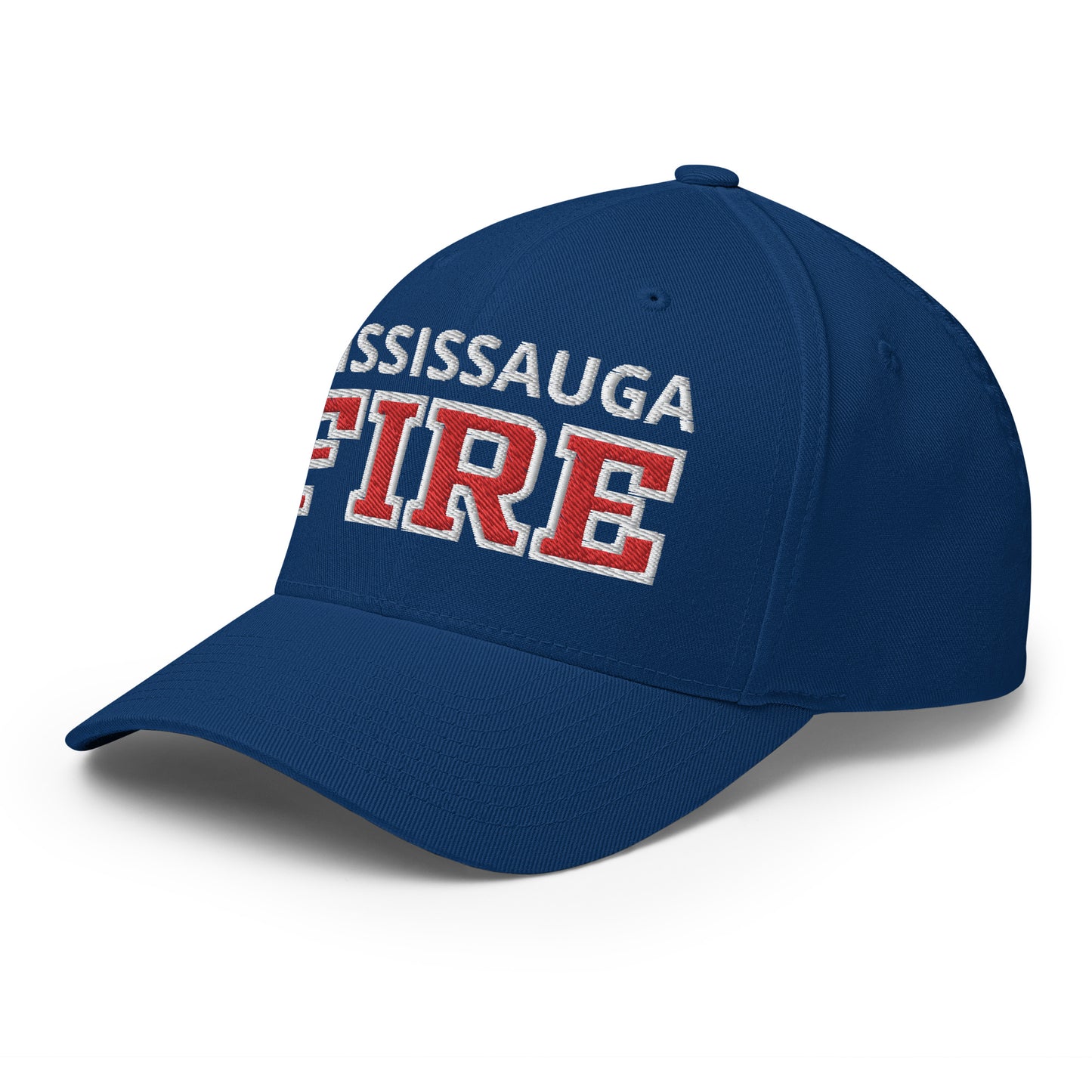 Custom Text Canadian Fire Department Flexfit Ballcap