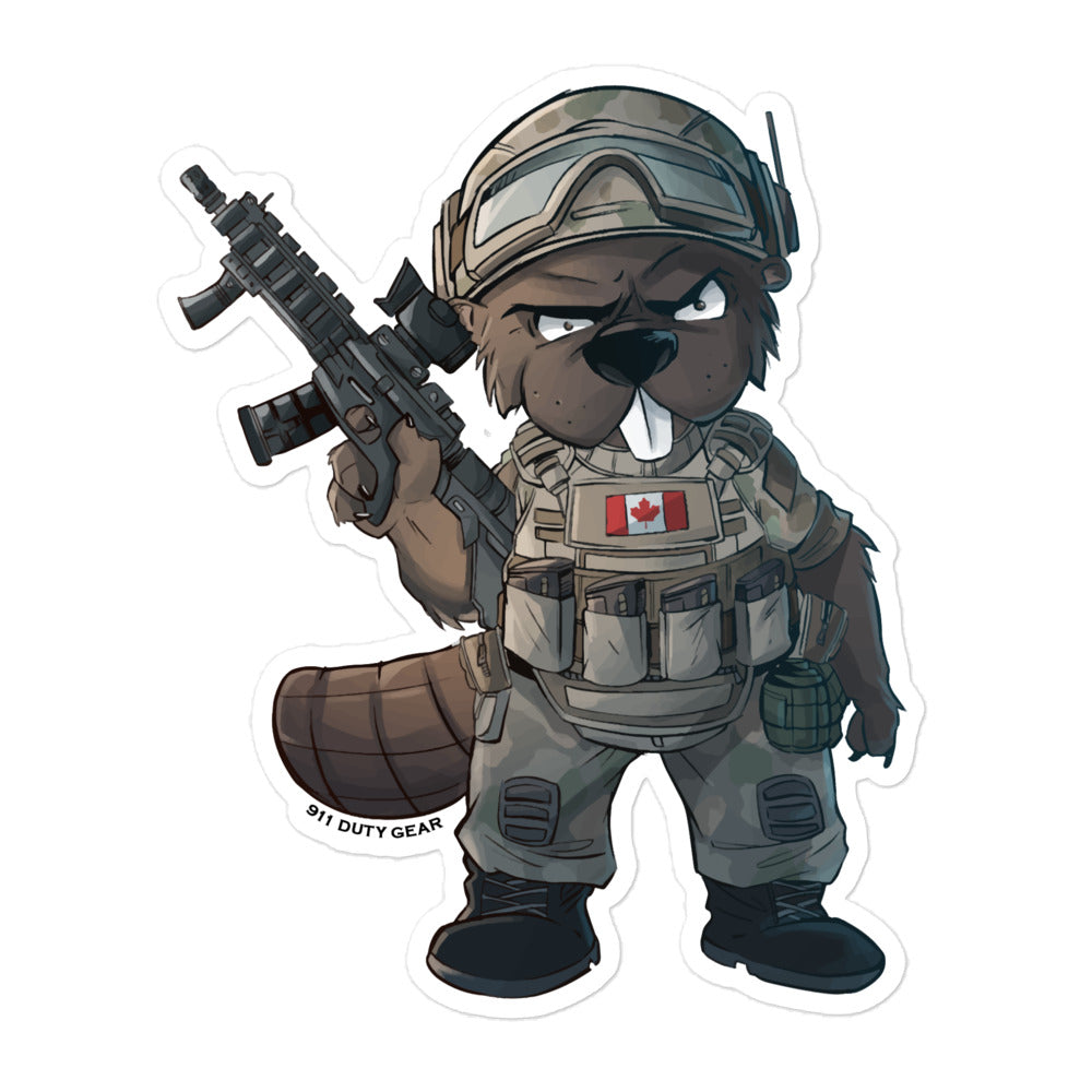 Tactical Canadian Beaver Stickers