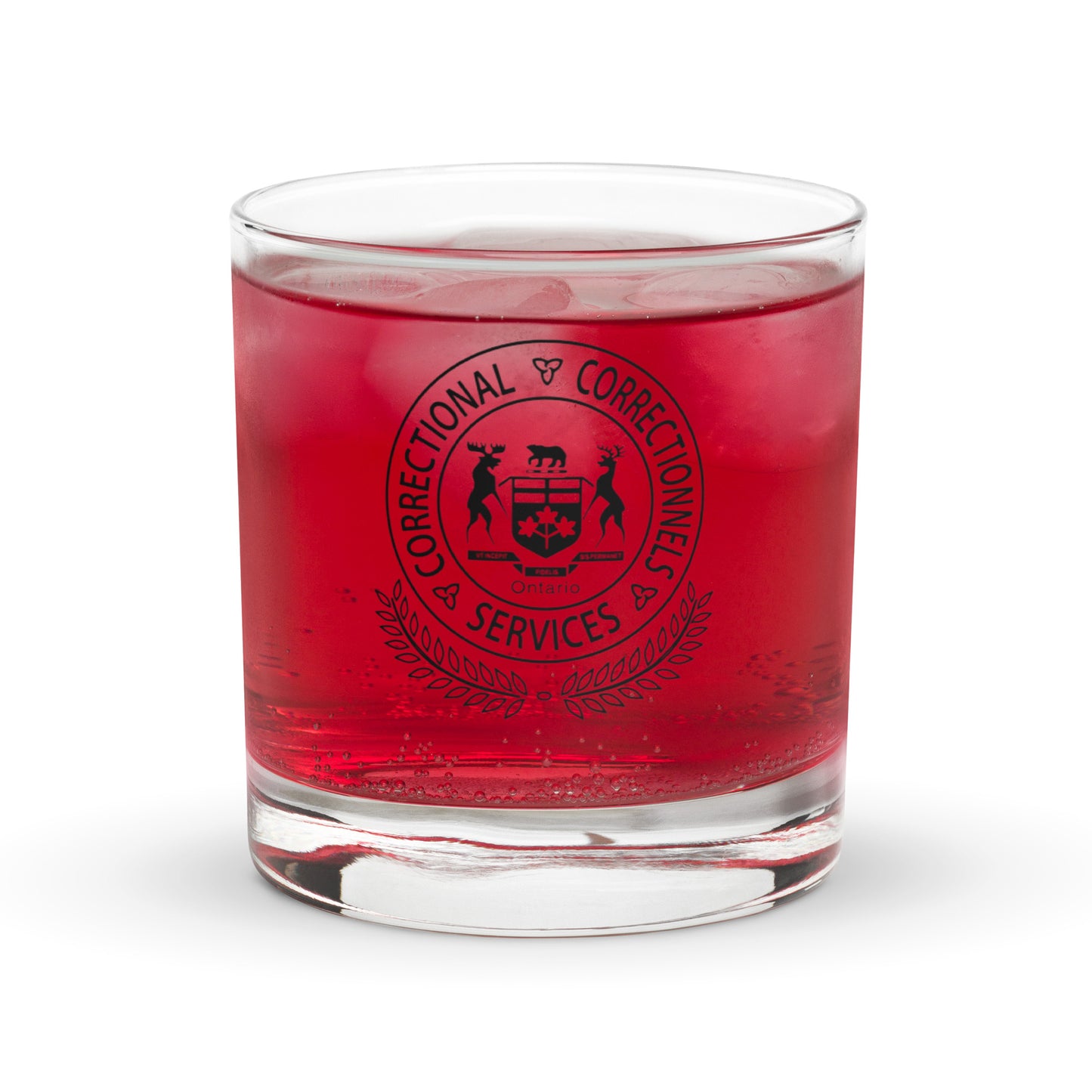 Ontario Corrections Rocks Glass