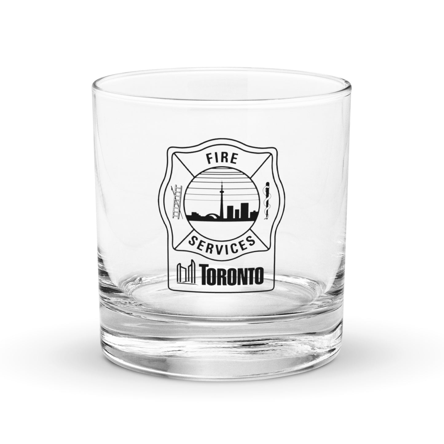 Toronto Fire Rocks Glass