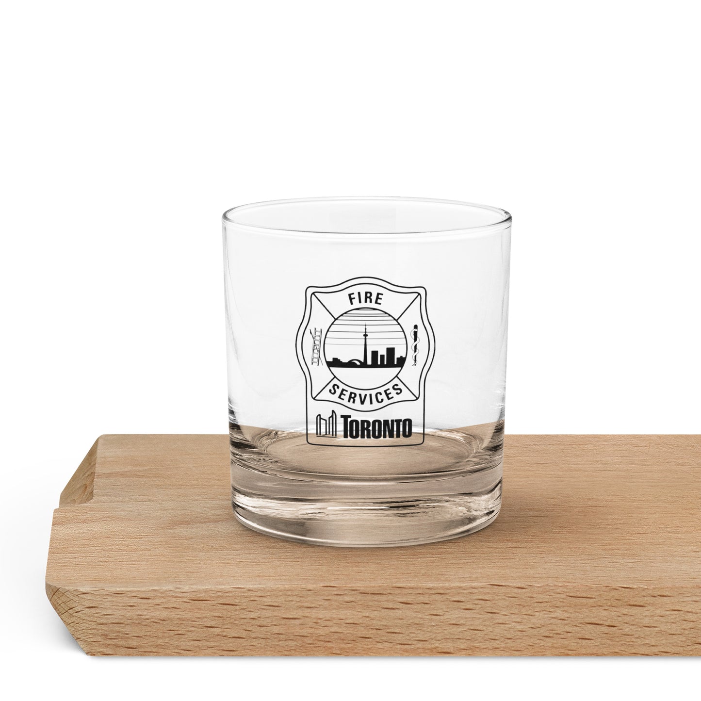 Toronto Fire Rocks Glass