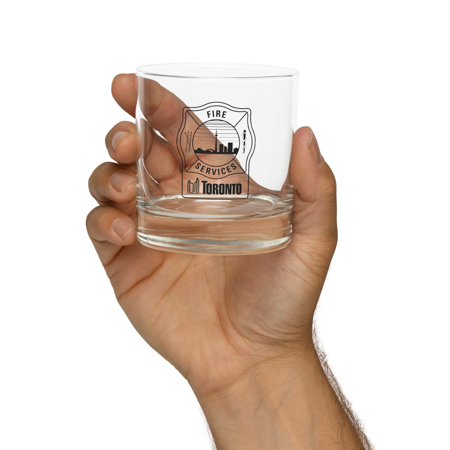 Toronto Fire Rocks Glass