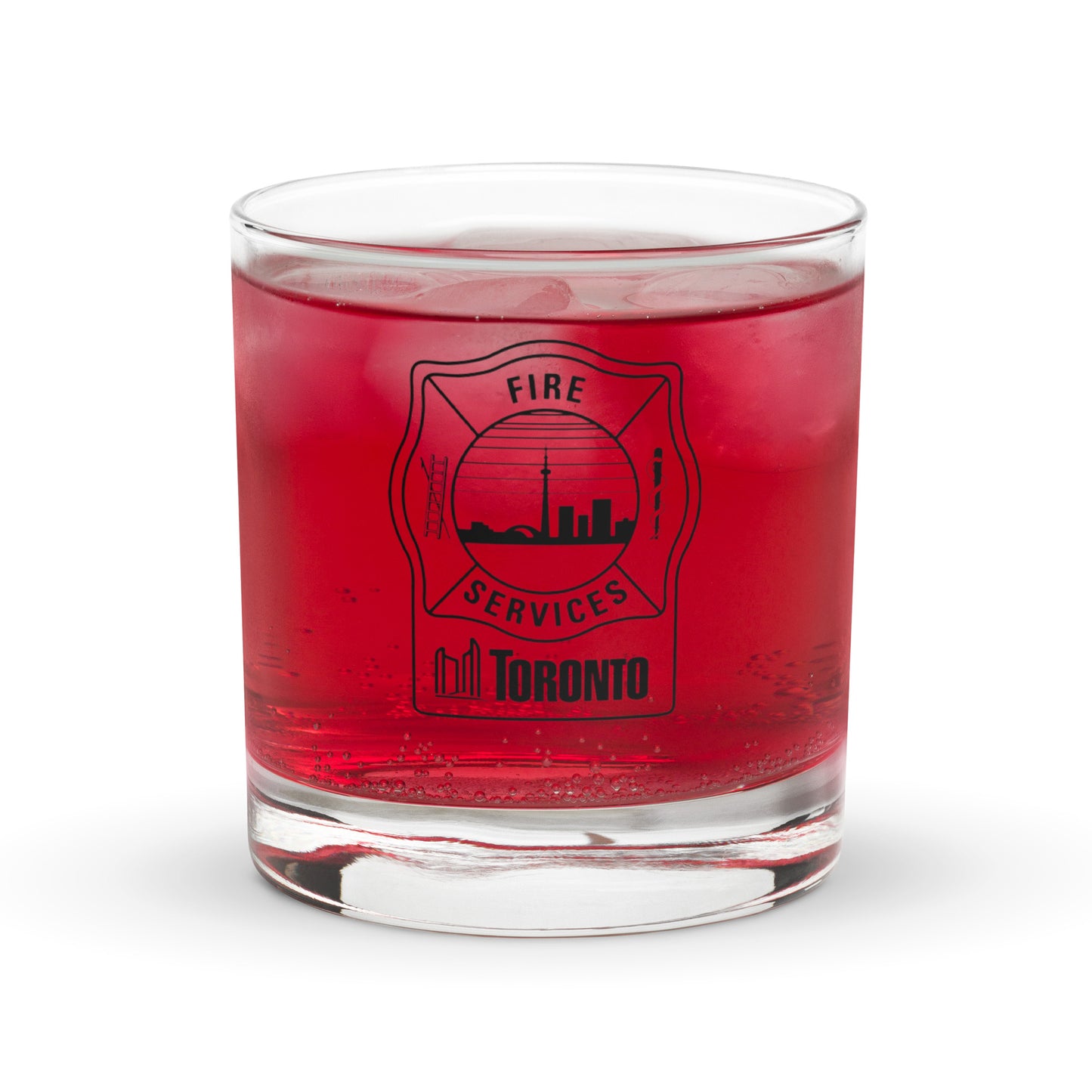 Toronto Fire Rocks Glass