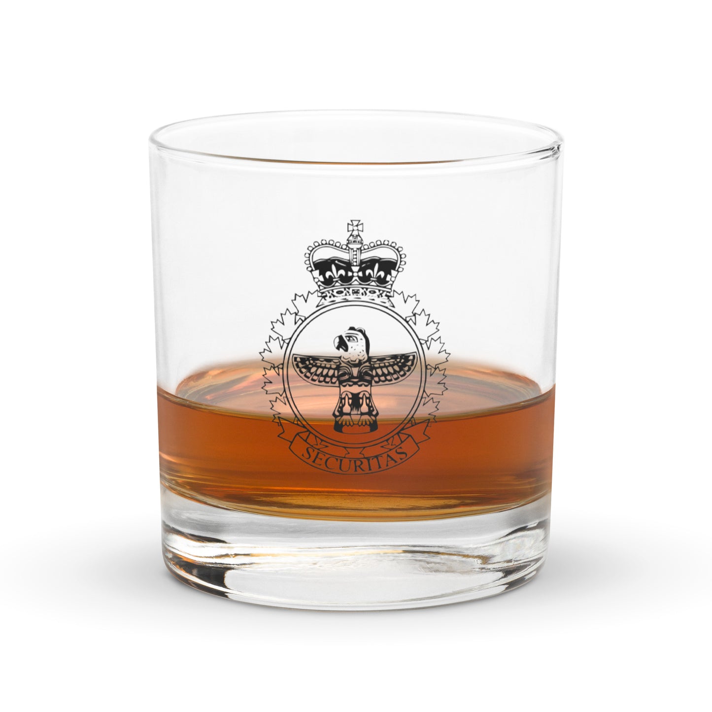 Military Police Rocks Glass
