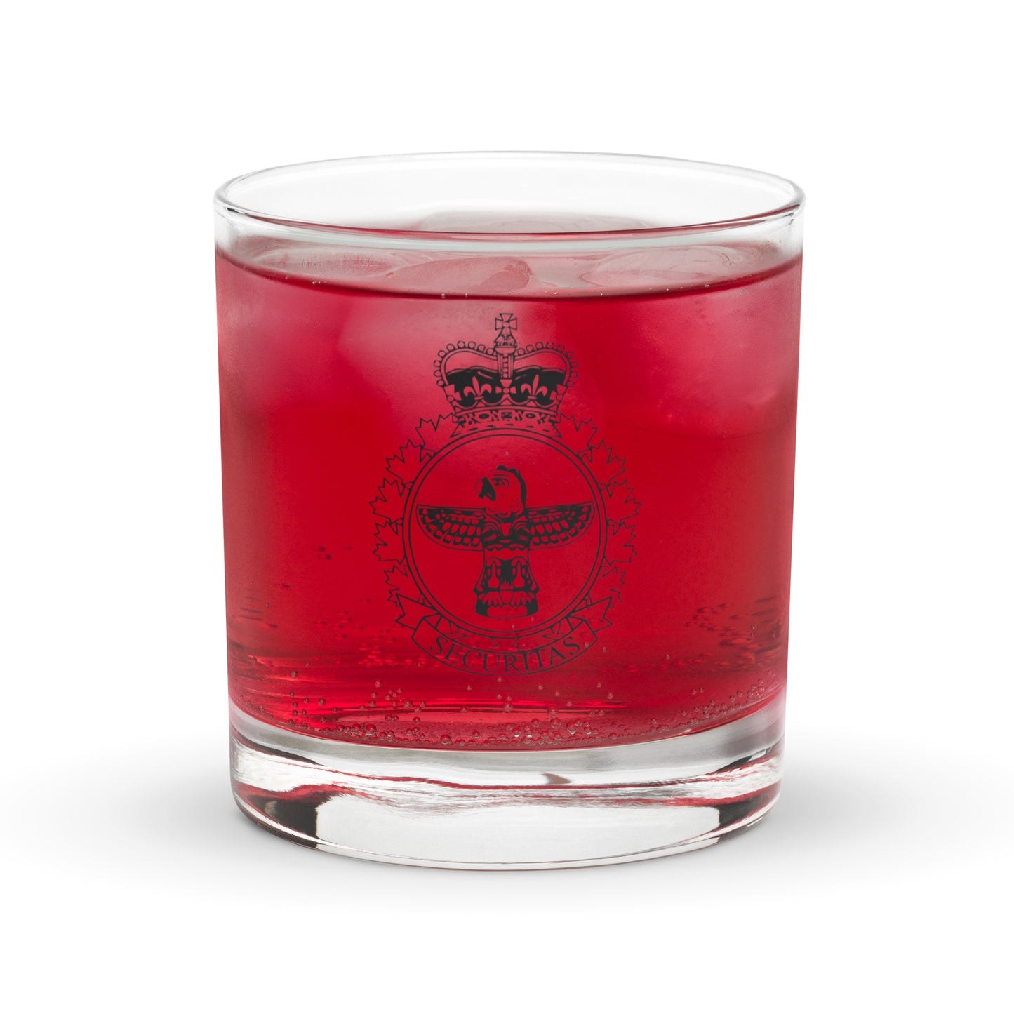 Military Police Rocks Glass