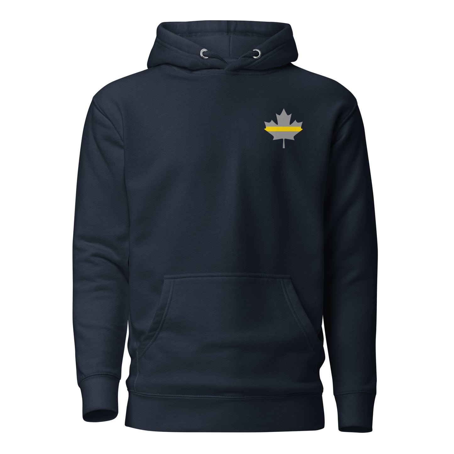 Thin Gold Line Maple Leaf Hoodie