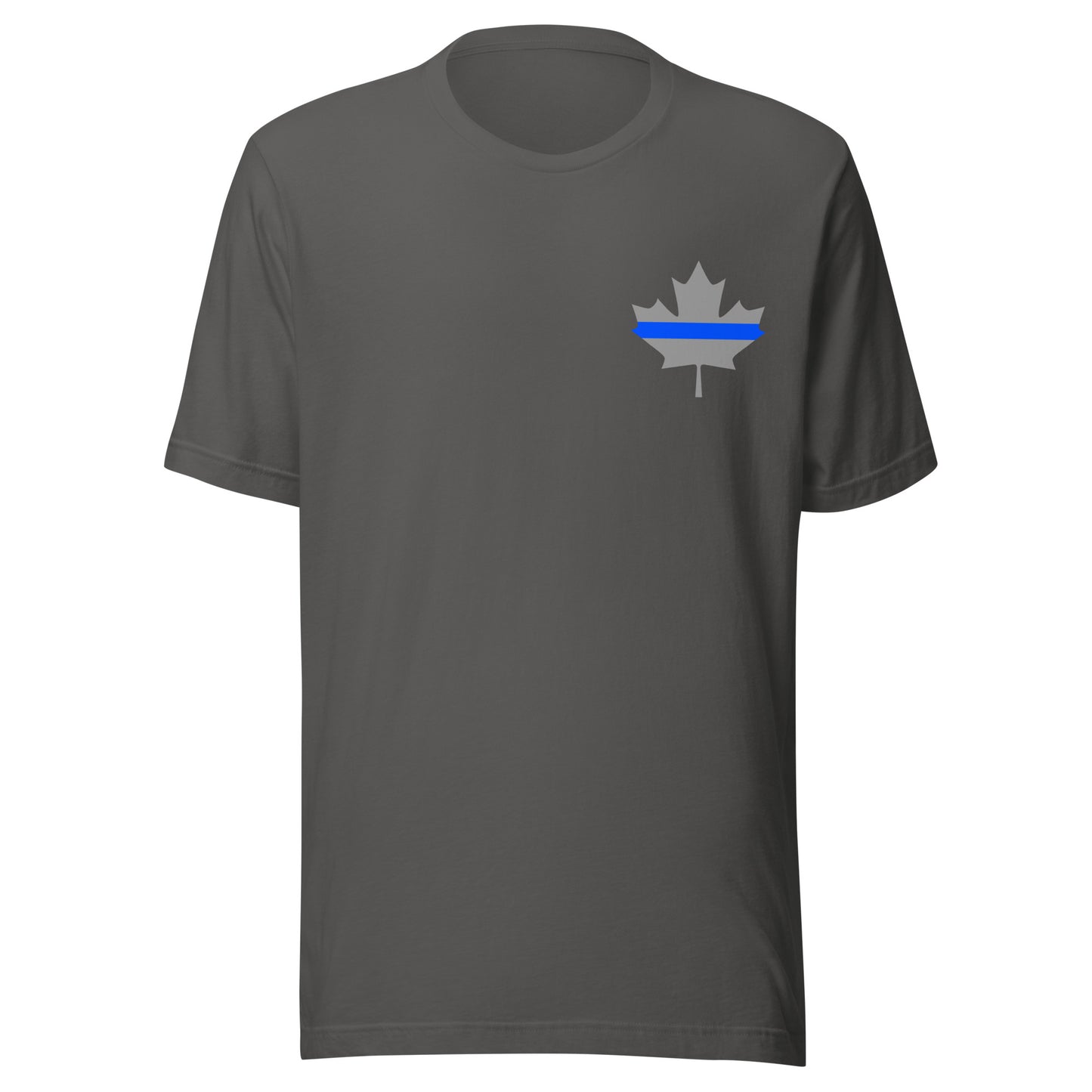 Thin Blue Line Subdued Maple Leaf T-shirt