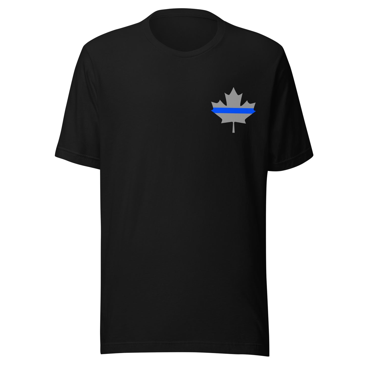 Thin Blue Line Subdued Maple Leaf T-shirt