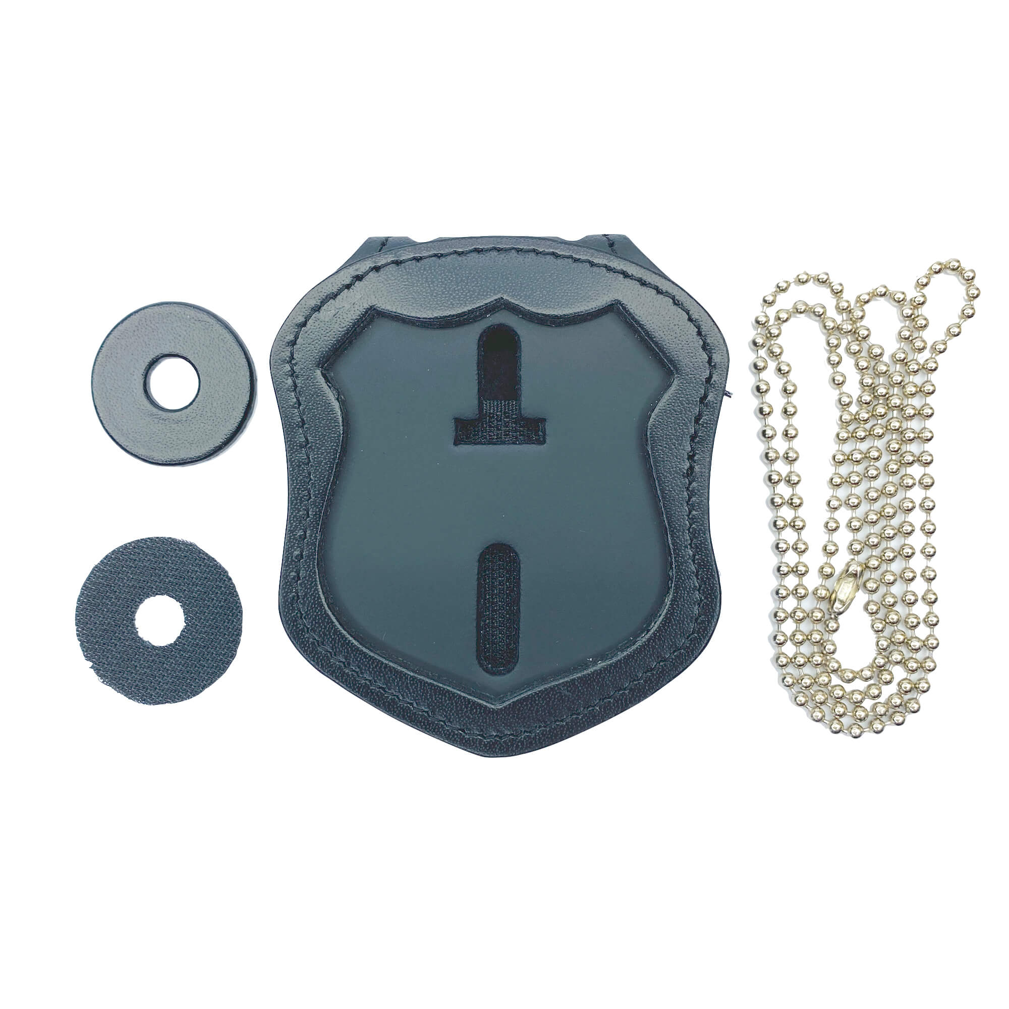 Recessed Belt Clip Badge holder with Pocket Chain Style 716 PCI Canadian Federal Police 351