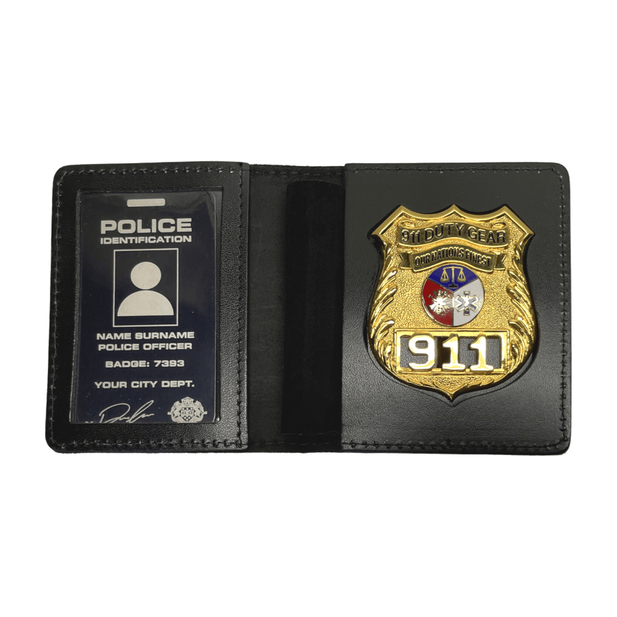 AACPO Peace Officer Badge/ ID Case with Credit Card Slots-911 Duty Gear Canada-911 Duty Gear Canada