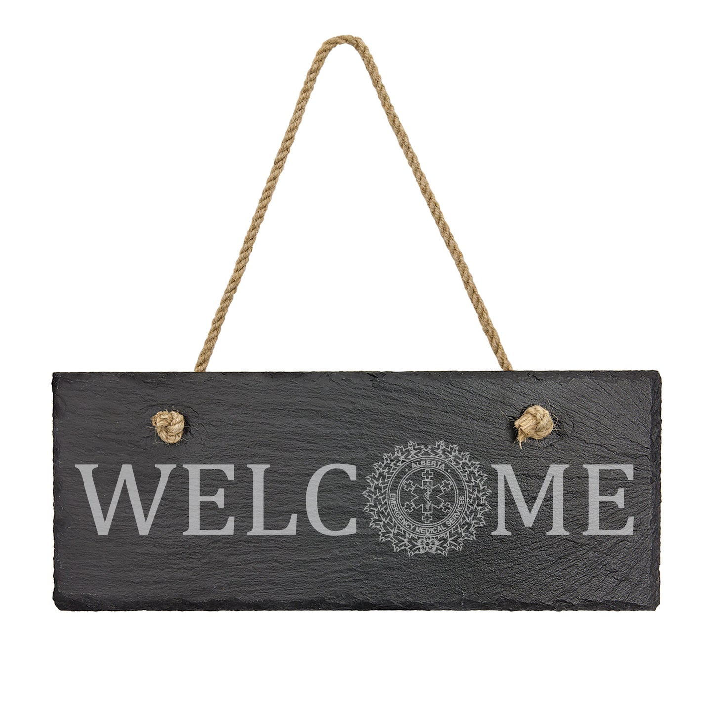 AHS EMS Rectangle Hanging Slate Decor