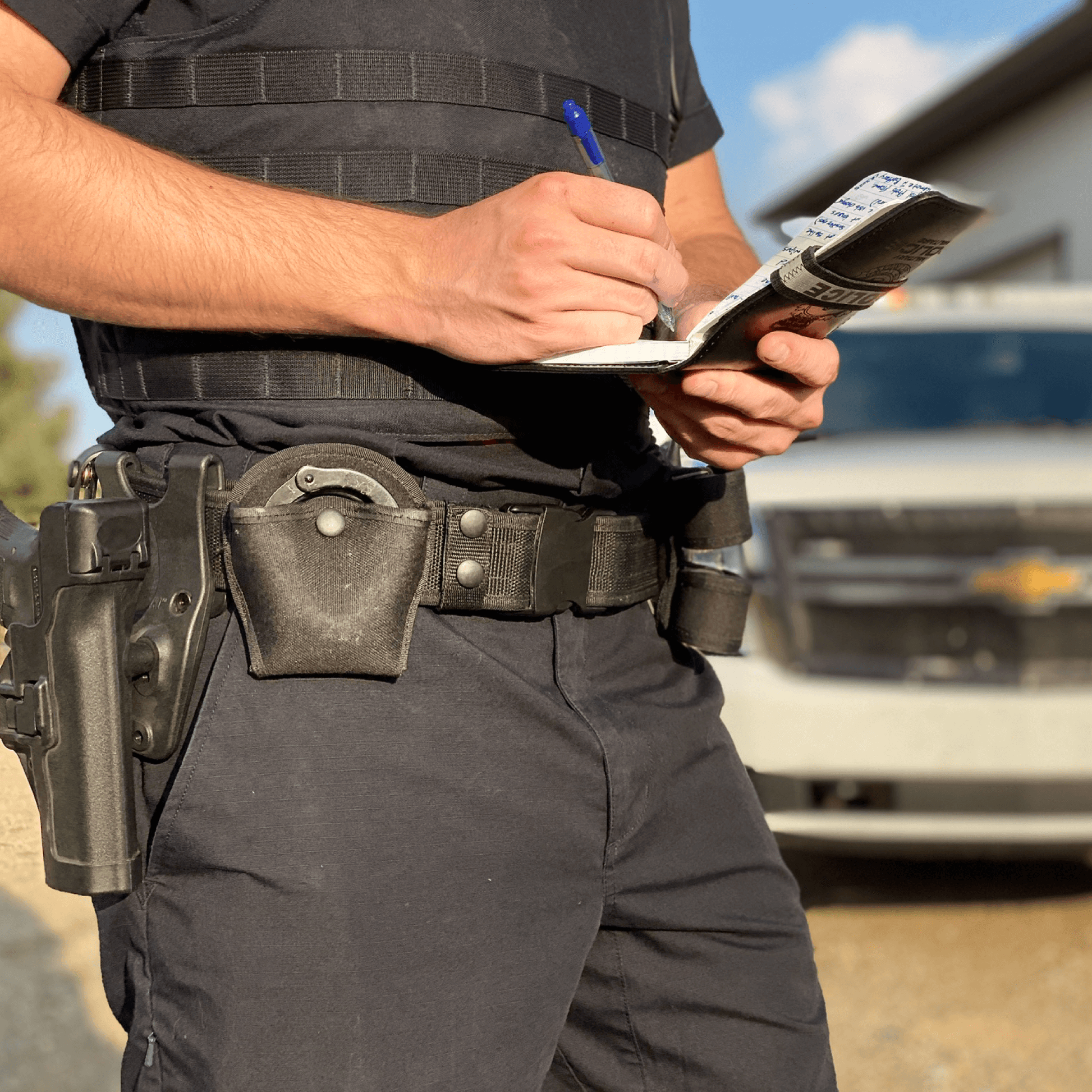 Sécurité Publique Mrc des Collines-de-l'Outaouais Police Notebook Cover-Perfect Fit-911 Duty Gear Canada