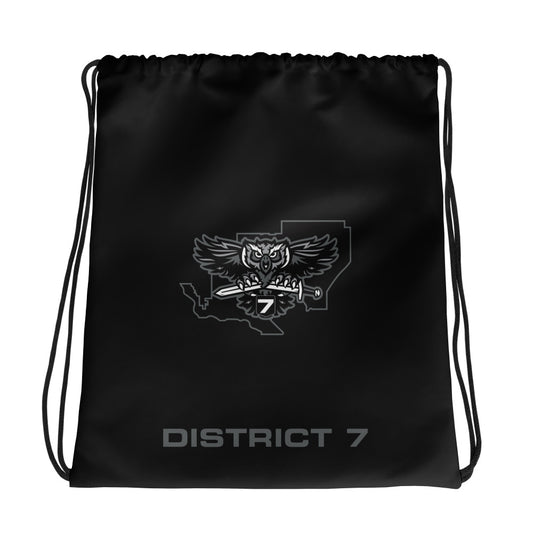 District 7 Drawstring bag