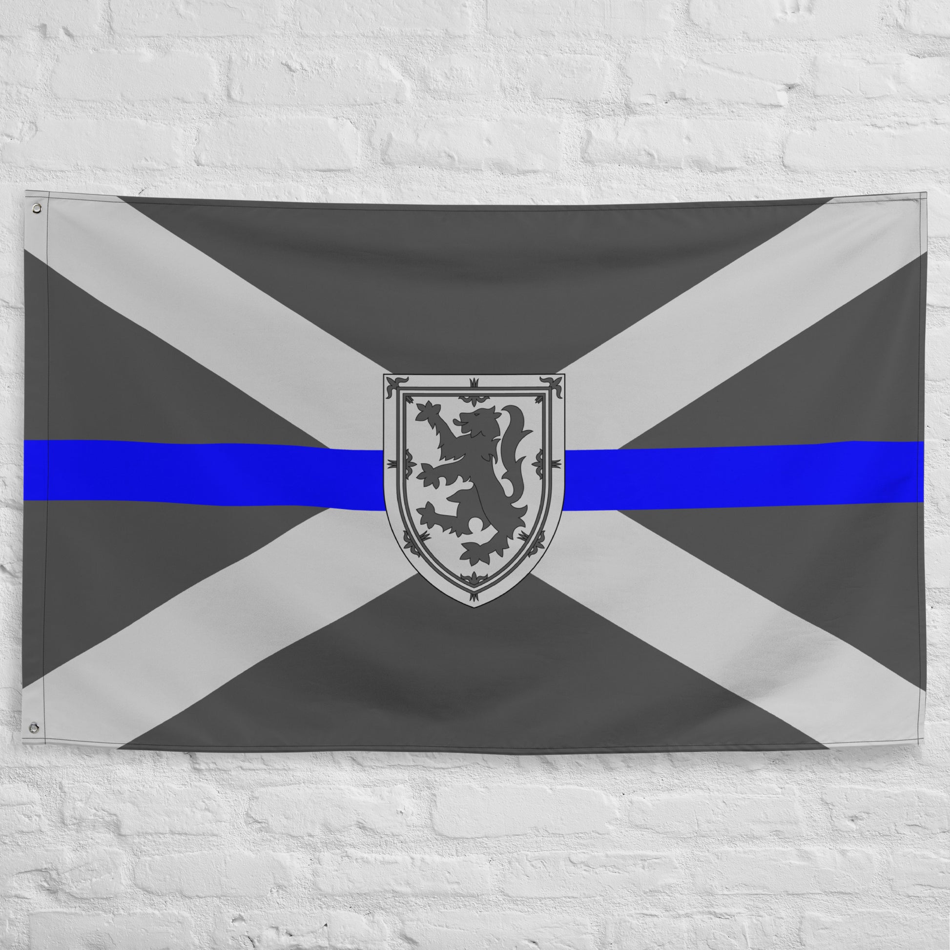 Subdued Nova Scotia Thin Blue Line Canada Wall Flag-911 Duty Gear Canada-911 Duty Gear Canada