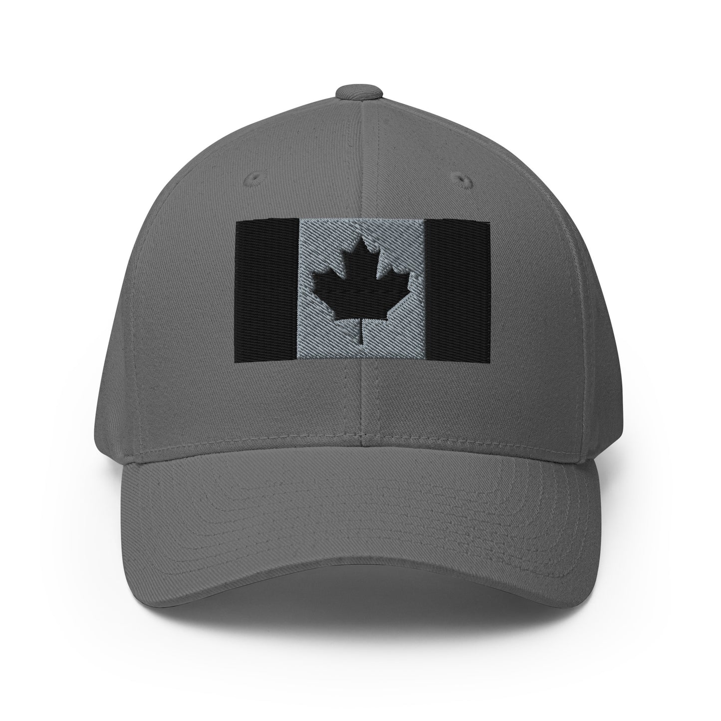 Subdued Canadian Flag Flexfit Ball Cap