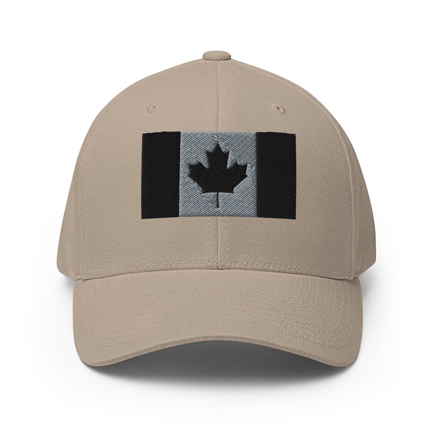 Subdued Canadian Flag Flexfit Ball Cap