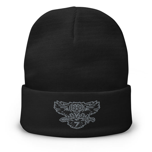 District 7 Embroidered Beanie