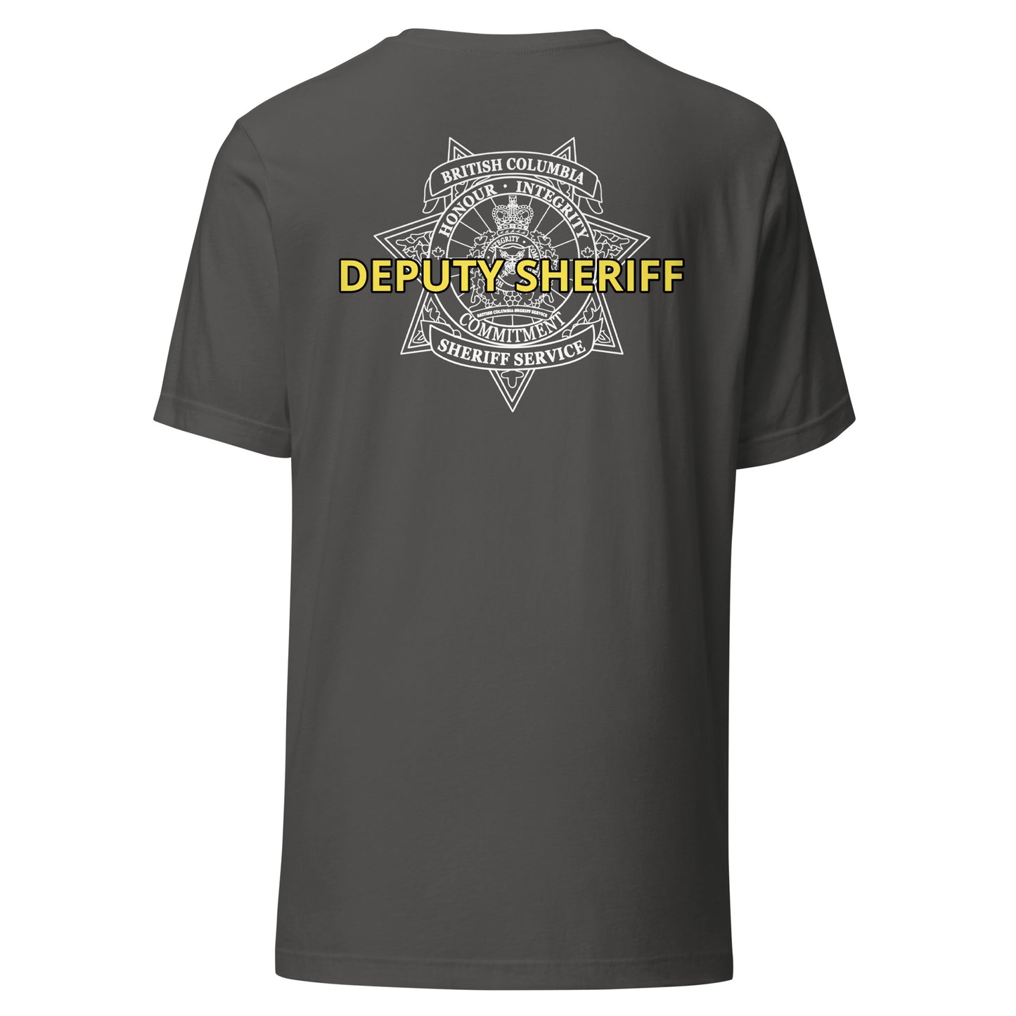 British Columbia (BC) Sheriff Custom Duty TShirt