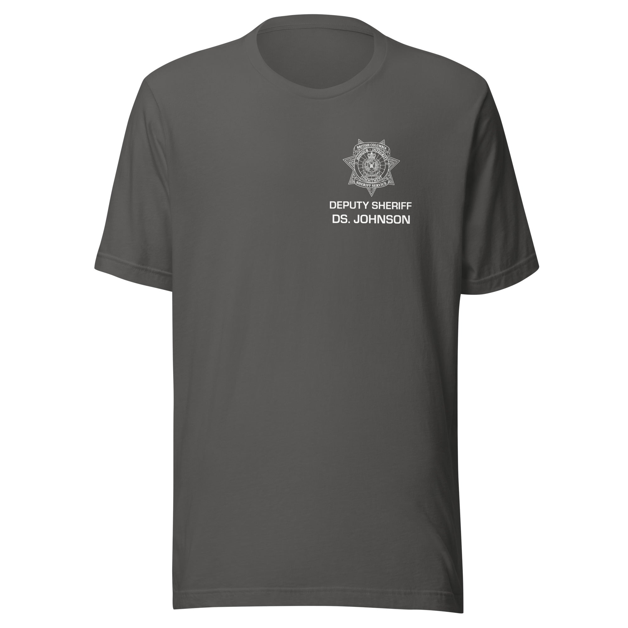 British Columbia BC Sheriff Custom Duty TShirt 911 Duty Gear