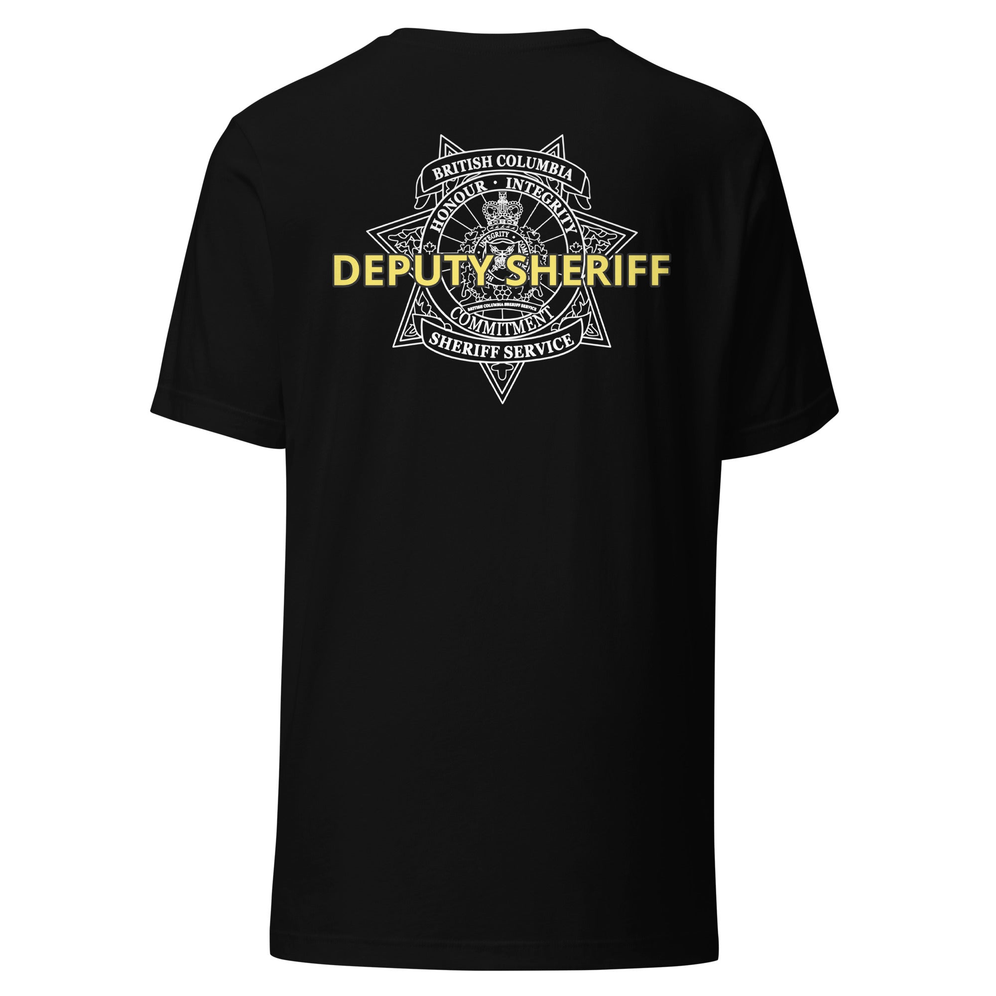 British Columbia BC Sheriff Custom Duty TShirt 911 Duty Gear