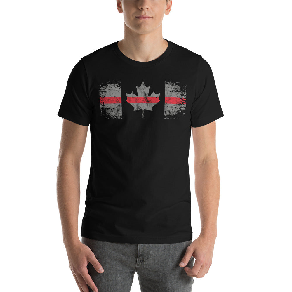 Canadian Thin Red Line Unisex Premium T-Shirt-911 Duty Gear Canada-911 Duty Gear Canada