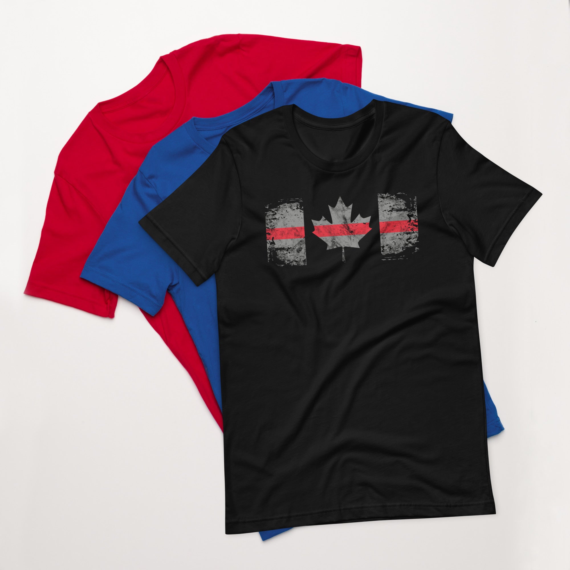 Canadian Thin Red Line Unisex Premium T Shirt 911 Duty Gear Canada