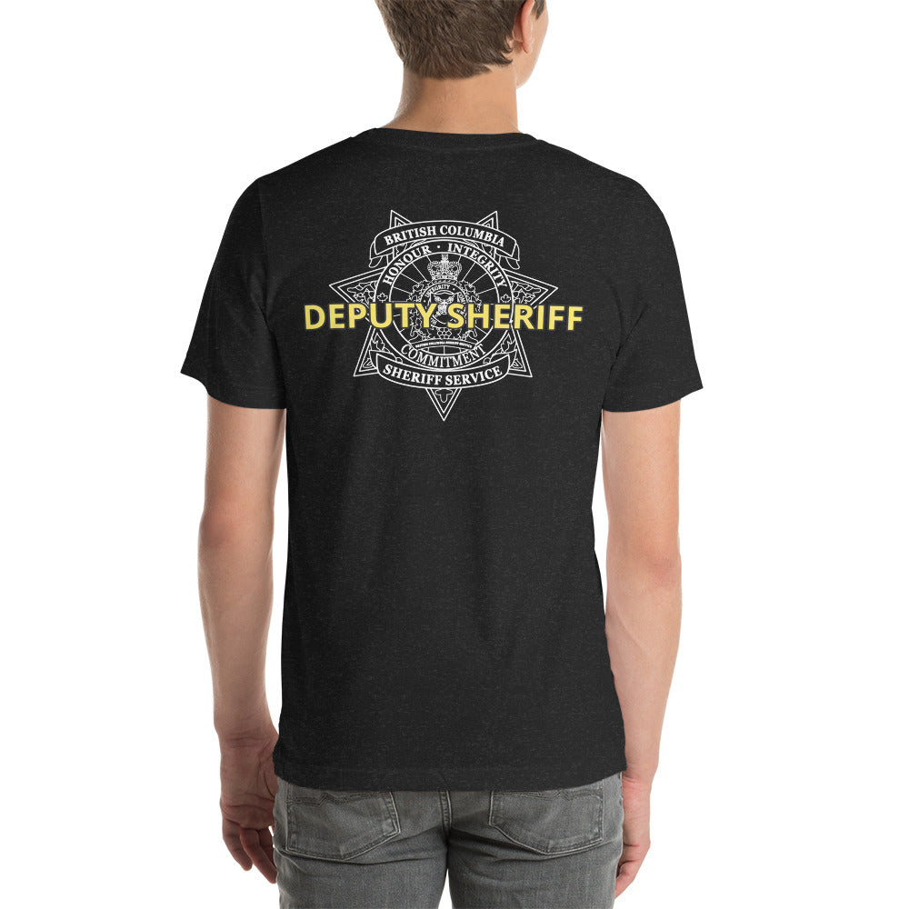 British Columbia BC Sheriff Custom Duty TShirt 911 Duty Gear