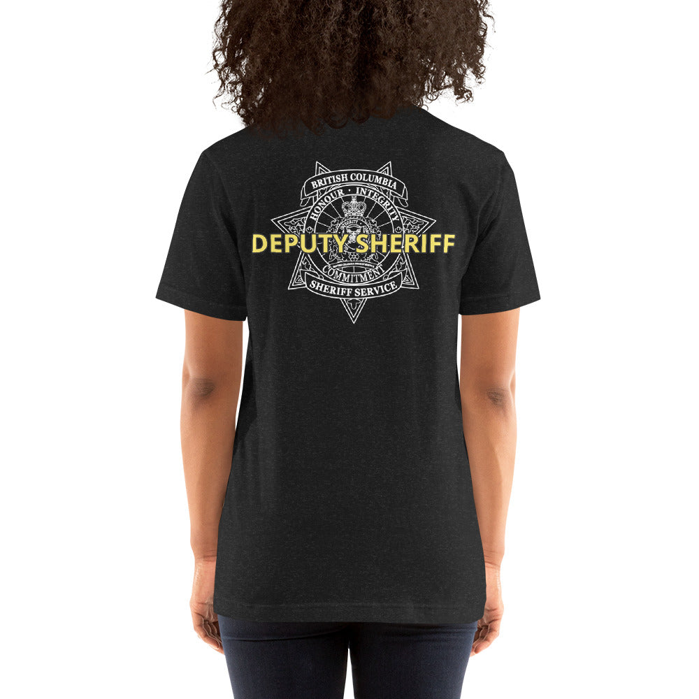 British Columbia BC Sheriff Custom Duty TShirt 911 Duty Gear