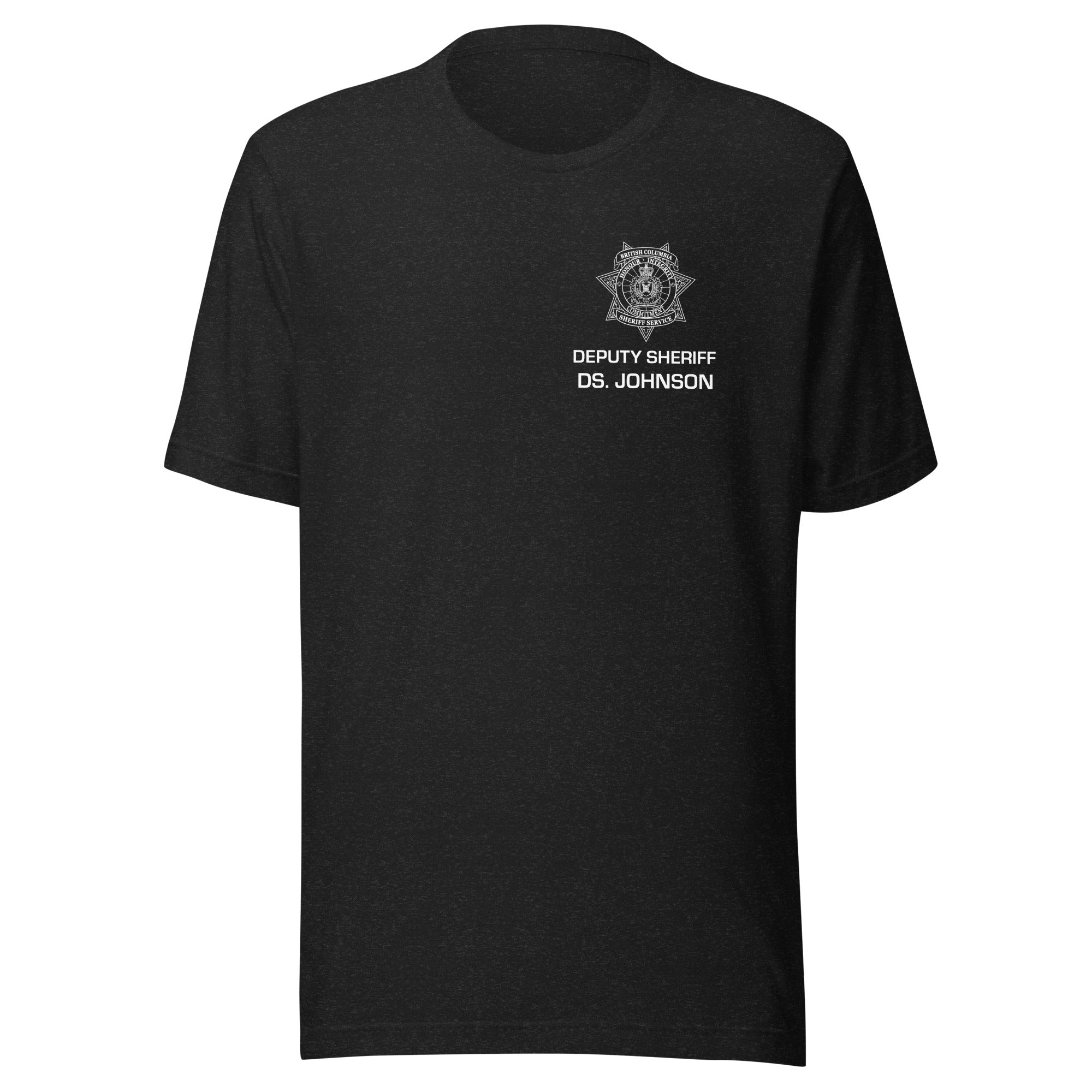 British Columbia BC Sheriff Custom Duty TShirt 911 Duty Gear