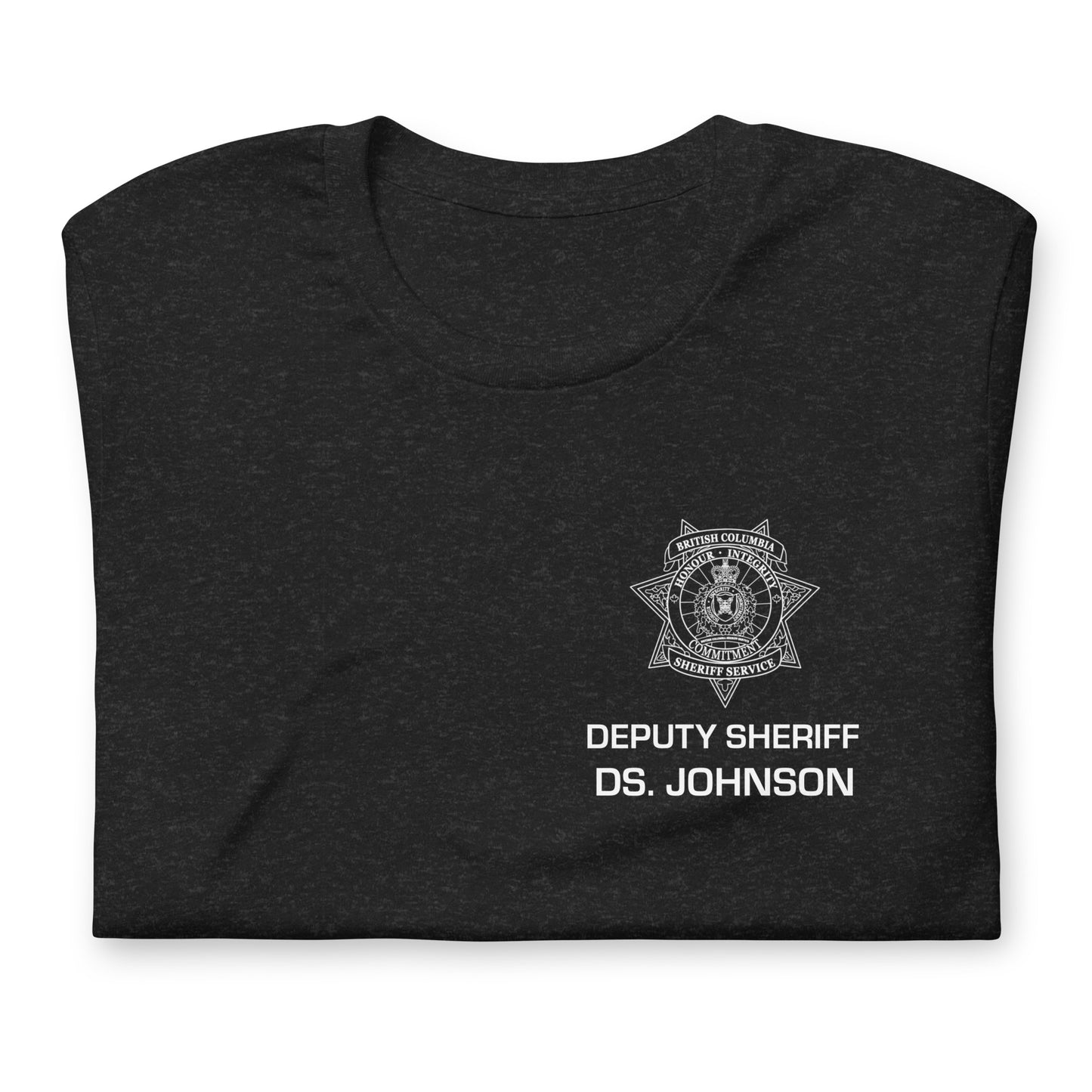British Columbia (BC) Sheriff Custom Duty TShirt